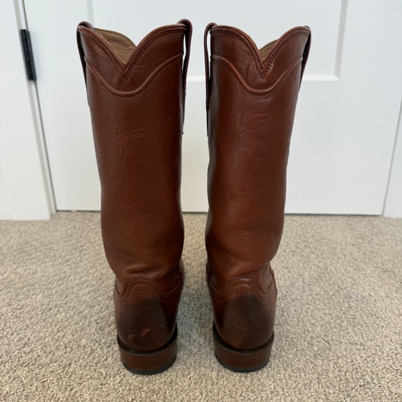 Tecovas Rich Brown Cowboy Boots - Picture 3 of 5